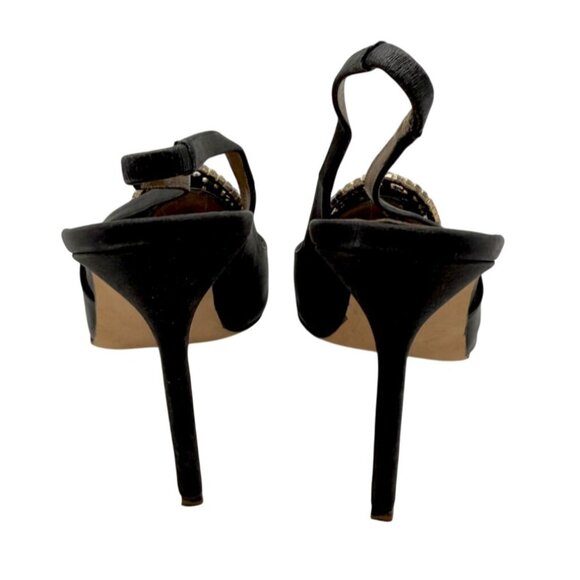 Manolo Blahnik Slingback heels with Embellishments - Size 9 - Picture 5 of 9